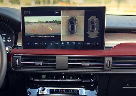 The driver of a 2024 Lincoln Corsair® SUV is shown selecting the drive mode. | Courtesy Lincoln in Altoona PA