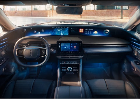 The panoramic display is shown in a 2024 Lincoln Nautilus® SUV. | Courtesy Lincoln in Altoona PA